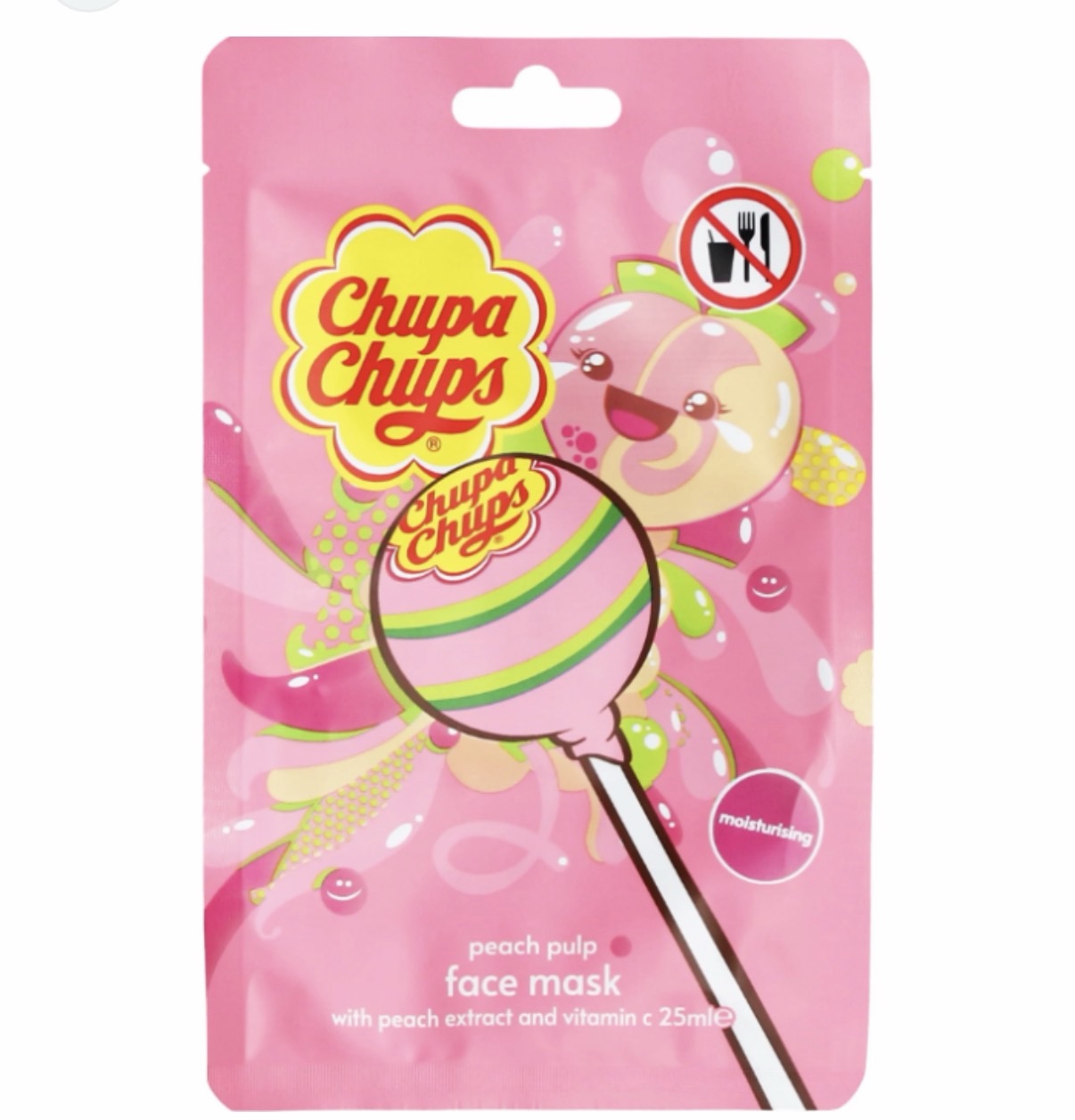 MASCARILLA FACIAL CHUPA CHUPS MELOCOTON