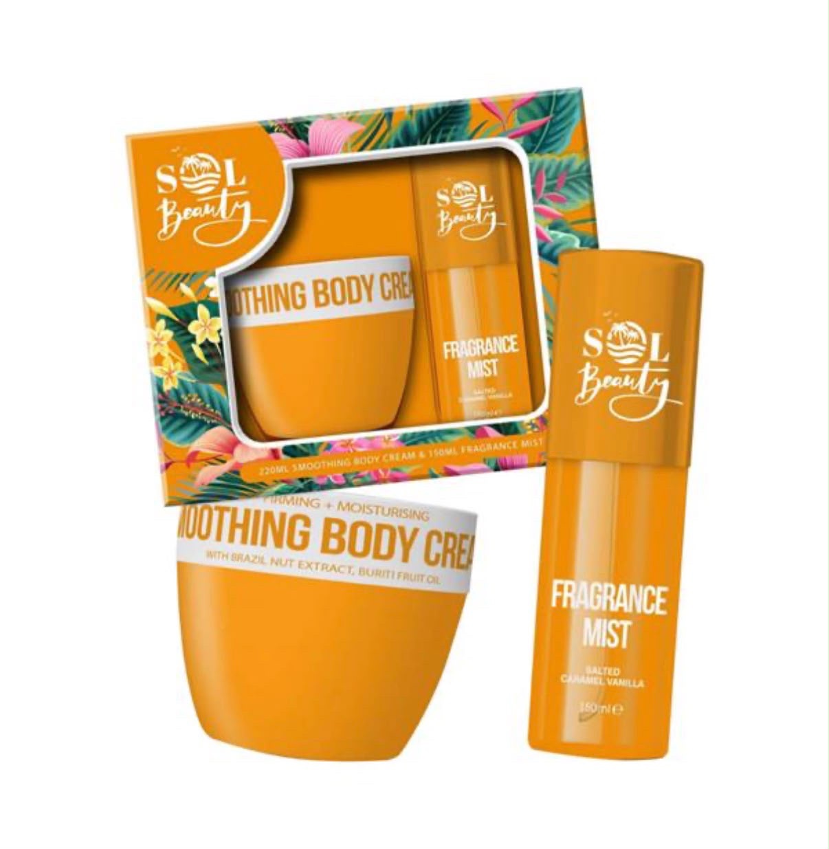 ESTUCHE BODY CREMA + BRUMA CORPORAL CARAMELO VAINILLA SALADO